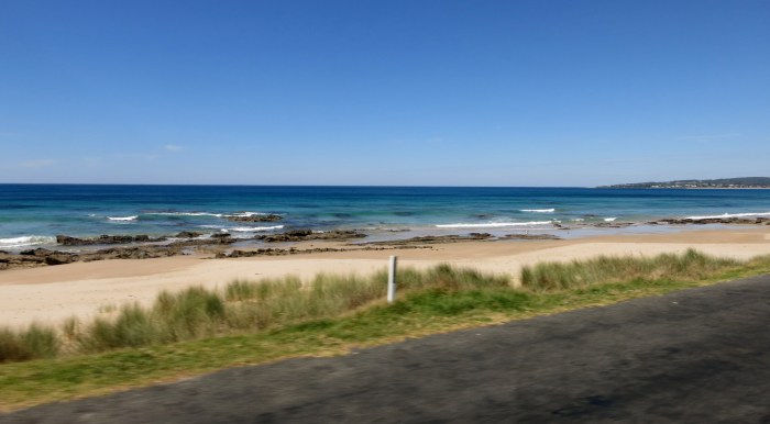 En direction d'Apollo Bay, des plages à perte de vue