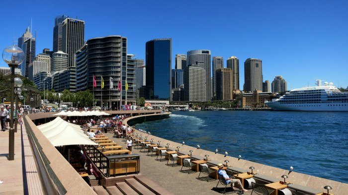 Circular Quay vu depuis l'Opéra