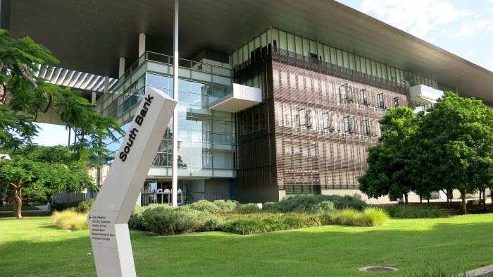 L'autre facette de SouthBank, ultra moderne et fonctionnelle