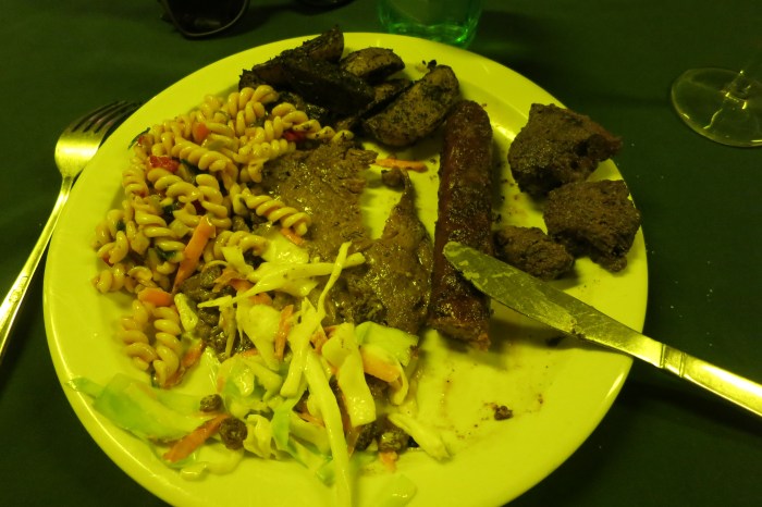 Mais bon, qui veut faire le malin se retrouve dans mon assiette