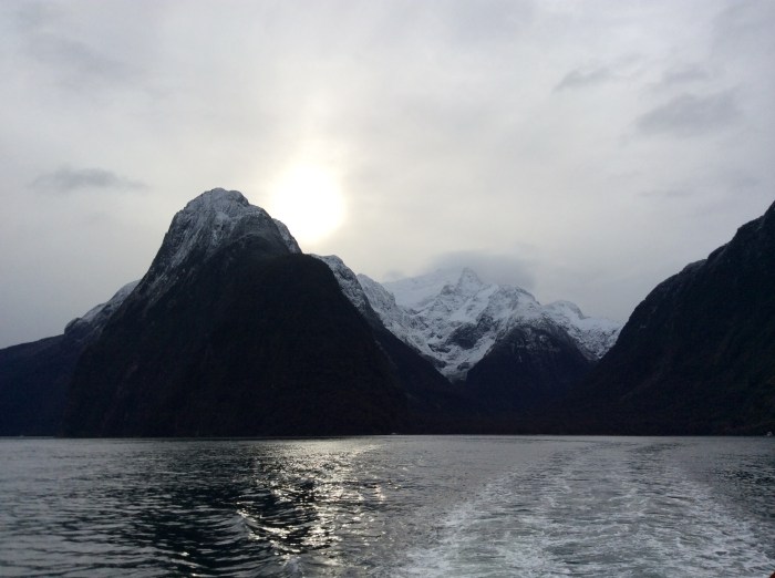 Le Milford Sound en fin de journée