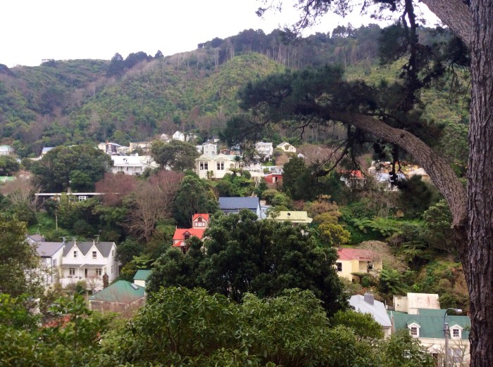 Les jardins botaniques, d'un côté bordé par de charmantes maisons, et de l'autre par... le cimetières public, dans plein de petits recoins