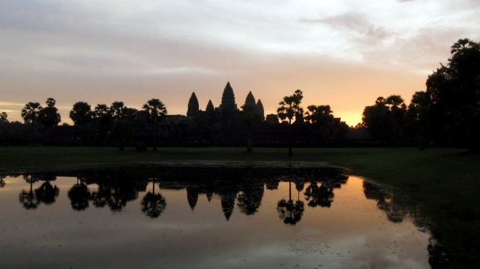 A l'aube du soleil levant ...