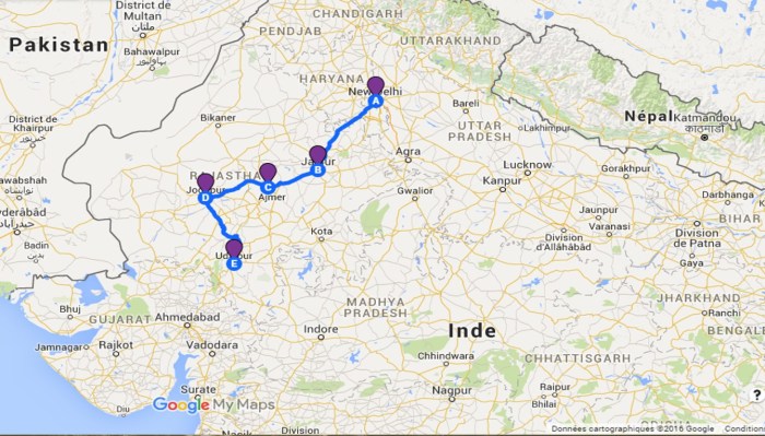 New Delhi - Jaipur - Pushkar - Jodhpur - Udaipur, et la regrettée cité d'Agra et son Taj Mahal